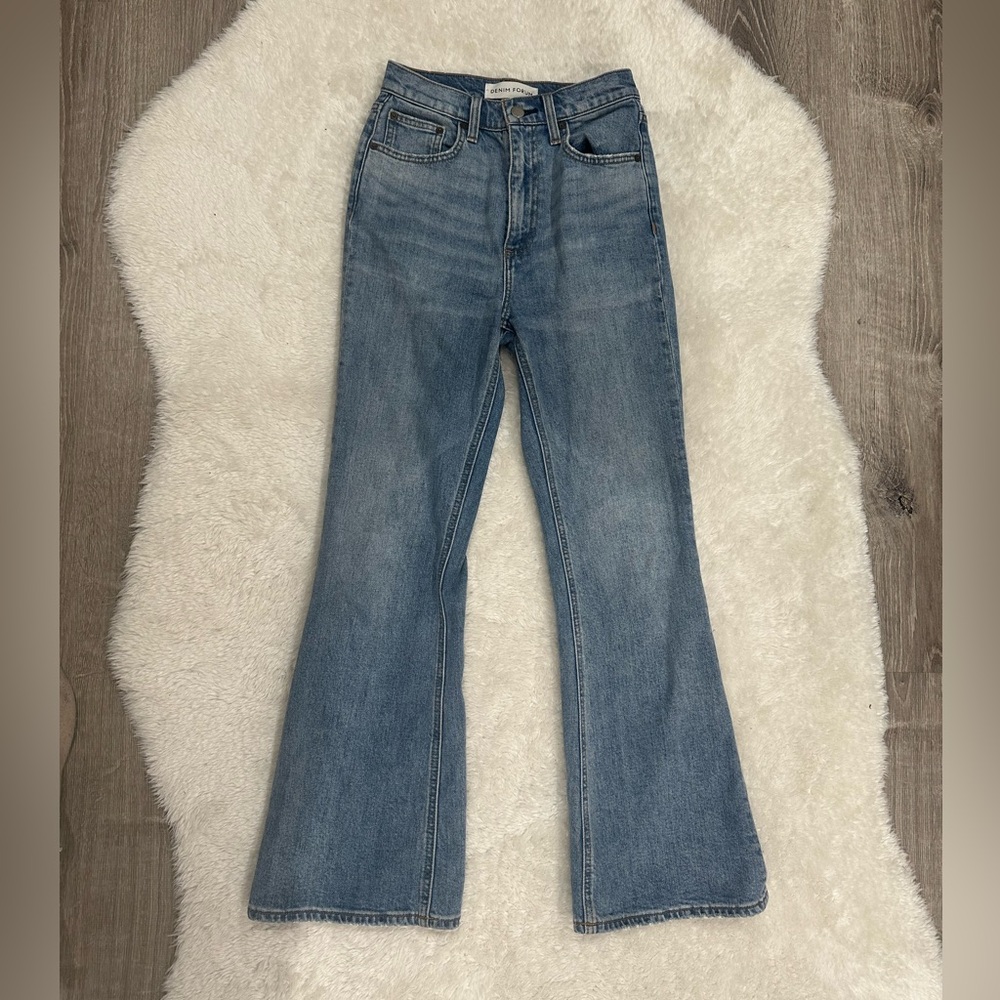 Aritzia Denim Forum Twiggy Flare Jeans